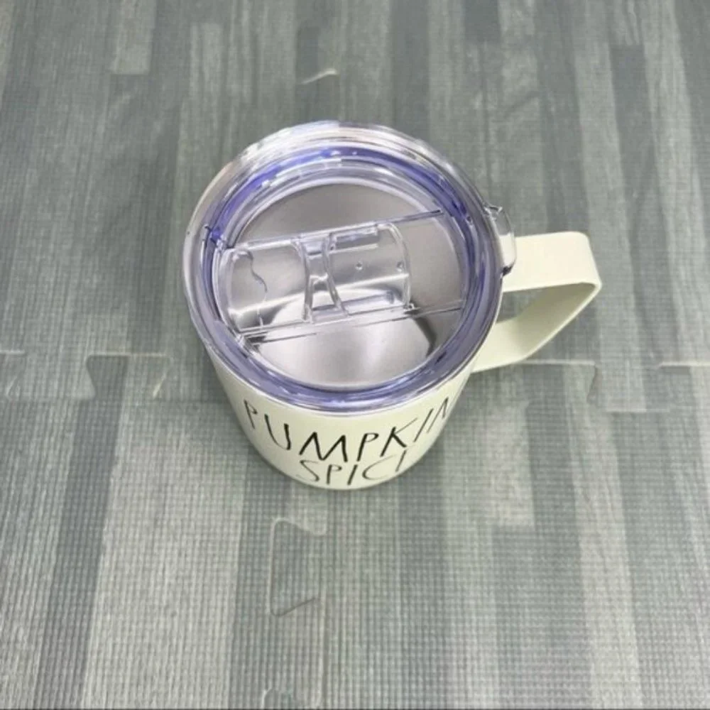 Rae Dunn Pumpkin Spice Tumbler Mug 12 oz Halloween Coffee Cup